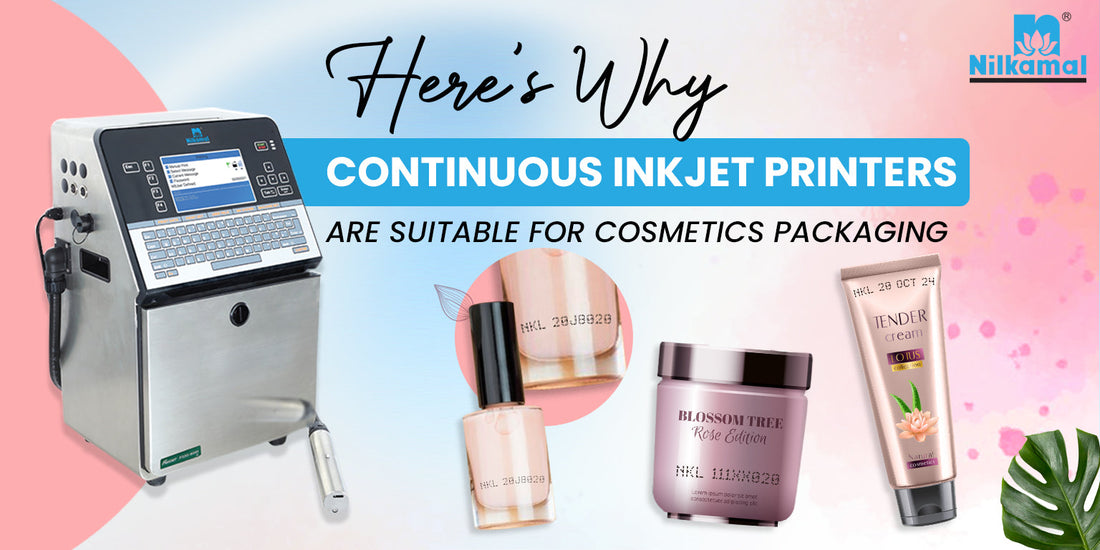 Here’s Why Continuous Inkjet Printers are Suitable for Cosmetics Packaging