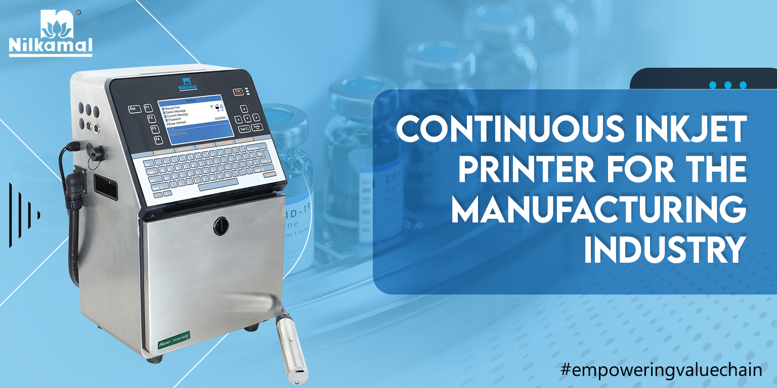 You are currently viewing Continuous Inkjet Printer for the Manufacturing Industry