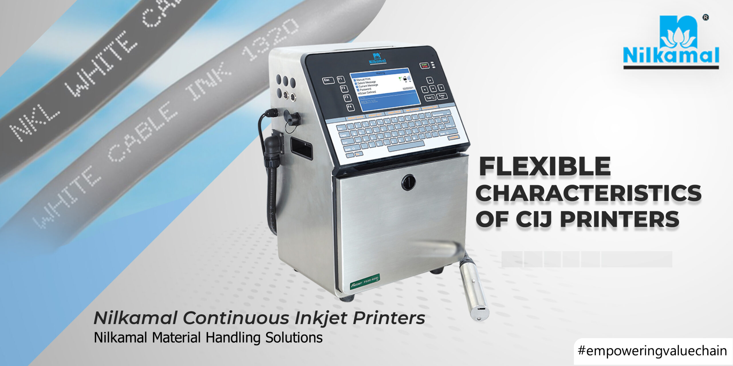You are currently viewing Flexible Characteristics of CIJ Printers