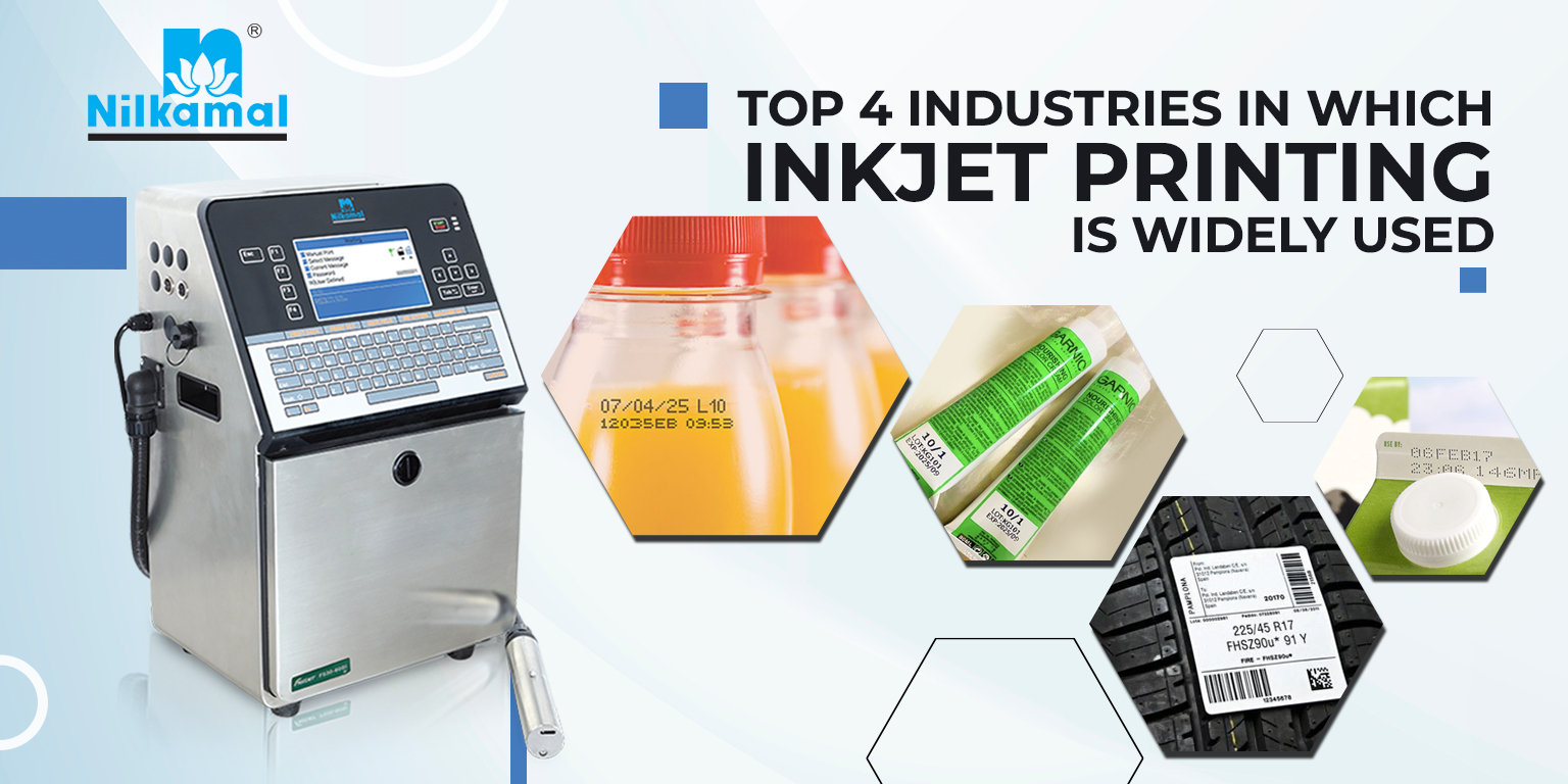 You are currently viewing The Top 4 Industries in Which Inkjet Printing is Widely Used