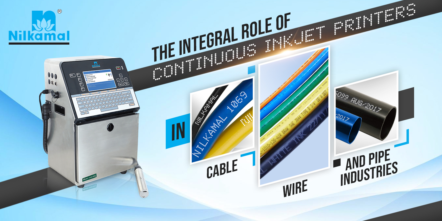 You are currently viewing The Integral Role of Continuous Inkjet Printers in Cable, Wire, and Pipe Industries